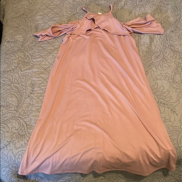 Pink blush maternity dress - Picture 1 of 3